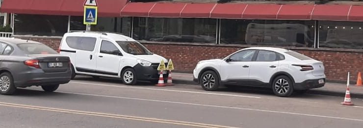 Kaldırım değil Esnaf kondu!