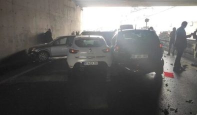 Trabzon’da zincirleme trafik kazası: 25 araç birbirine girdi, 12 yaralı