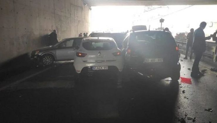 Trabzon’da zincirleme trafik kazası: 25 araç birbirine girdi, 12 yaralı