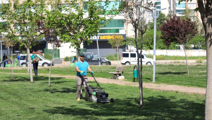 Kayapınar Belediyesi Parklarda Bakım Seferberliği Başlattı