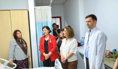 Kayapınar Belediyesi Eş Başkanlarından Gazi Yaşargil Hastanesi’ni Ziyaret Etti