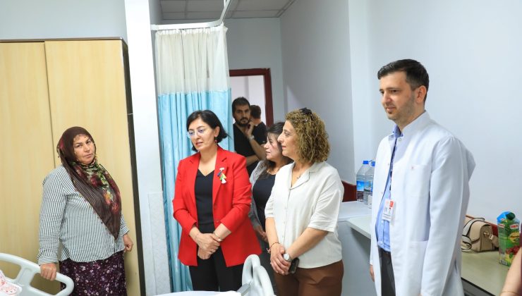 Kayapınar Belediyesi Eş Başkanlarından Gazi Yaşargil Hastanesi’ni Ziyaret Etti