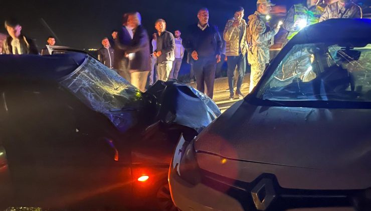 Diyarbakır’da iki otomobil çarpıştı: 6 yaralı