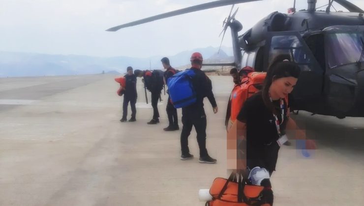 Gabar Dağı’nda petrol çalışanı kayalıklardan düştü
