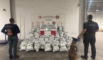 Gürbulak’ta kömüre emdirilmiş 1 ton 870 kilogram uyuşturucu ele geçirildi