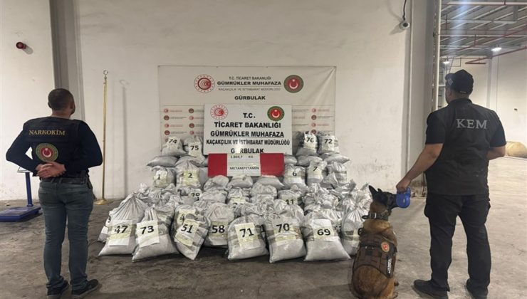 Gürbulak’ta kömüre emdirilmiş 1 ton 870 kilogram uyuşturucu ele geçirildi