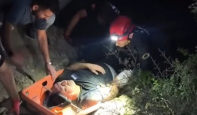Otomobil uçuruma yuvarlandı: 3 yaralı
