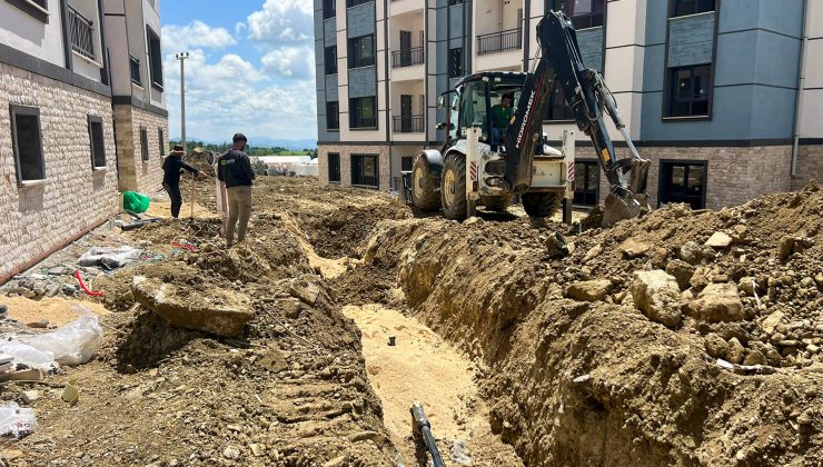 DİSKİ, Lice’de 138 dairenin su ve kanal altyapısını 2 günde tamamladı