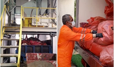 Batman’da 178 ton tıbbi atık bertaraf edildi