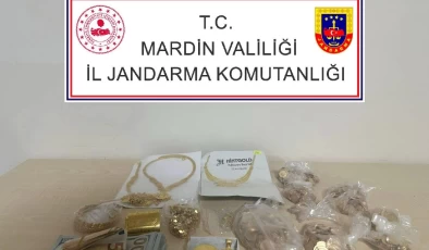 Şırnak’ta çalınan altın ve döviz Mardin’de ele geçirildi