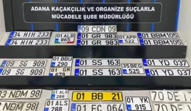 Adana’da oto yıkamacı sahte plakacı çıktı