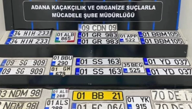 Adana’da oto yıkamacı sahte plakacı çıktı