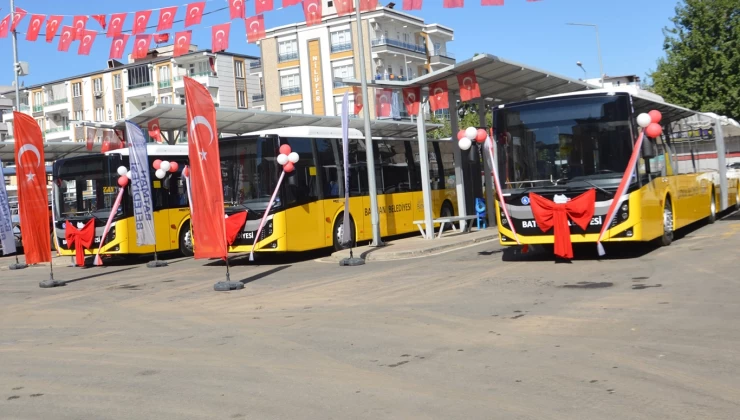 Batman’a 3 yeni körüklü otobüs