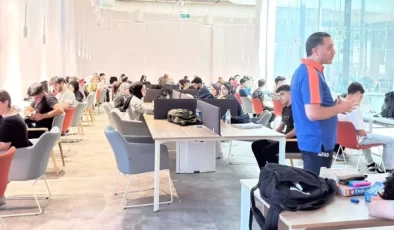 Kayapınar Halk Kütüphanesi’nde Deprem ve Yangın Tatbikatı Yapıldı