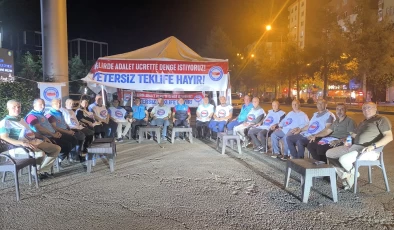 Memur-Sen üyeleri Diyarbakır’da çadır açtı