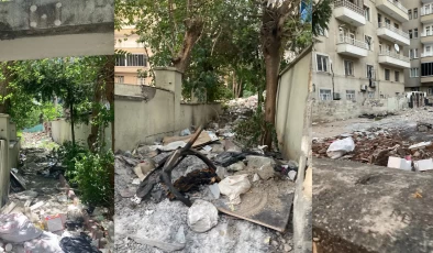 Diyarbakır’daki Eski Yeşil Camii Yıkıntıları Sağlık Tehlikesi Oluşturuyor