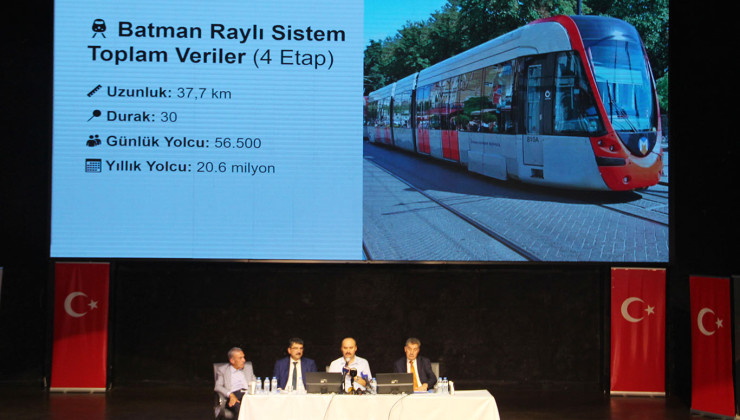 Batman’da raylı sistem projesi tanıtıldı: İsmi “Bat-Ray” oldu