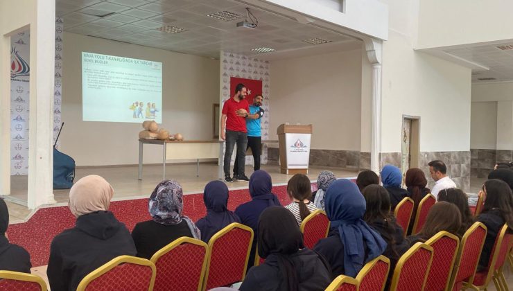 Batman’da öğrencilere hayat kurtaran ilk yardım eğitimi