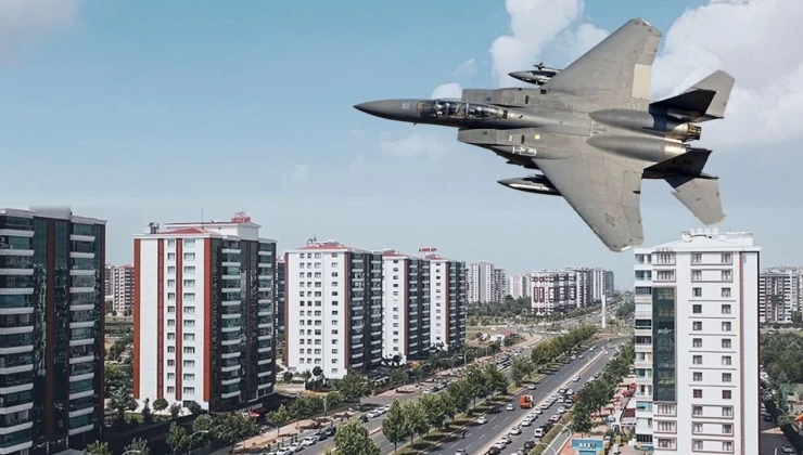 Diyarbakır’da Alçak Uçuş Panik Yarattı: Araç Alarmları Çaldı, Vatandaşlar Tedirgin Oldu