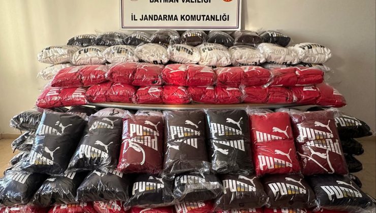 Batman’da 2,5 milyon liralık sahte kıyafet operasyonu