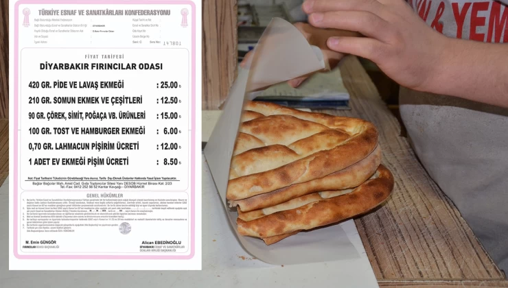 Diyarbakır’da bir zam da ekmeğe