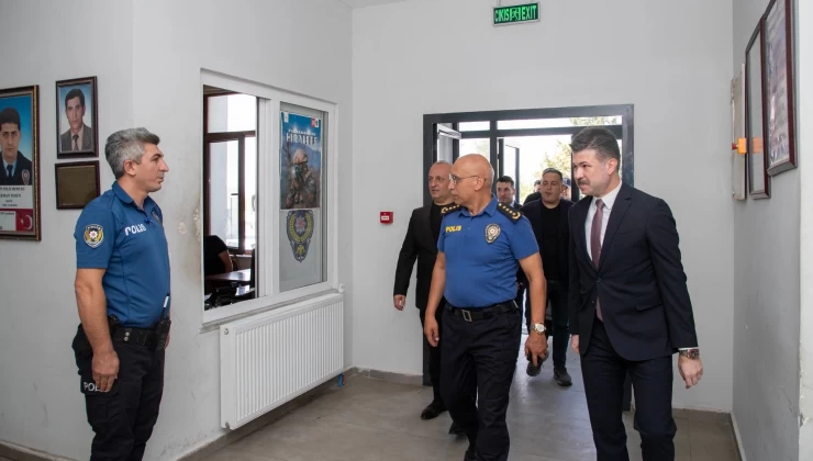 Diyarbakır İl Emniyet Müdürü Kaya’dan Yeni Ek Hizmet Binasına İnceleme