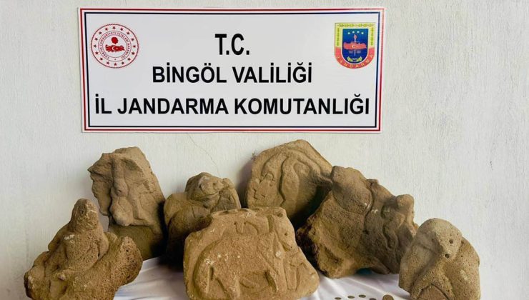 Bingöl’de tarihi eserler ele geçirildi