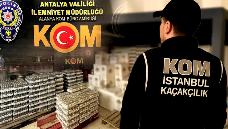 81 ilde “içki kaçakçılığı ve sahteciliği” operasyonu: 179 gözaltı
