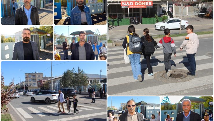 Çermik’te velilerin üst geçit talebi: Çocuklarımız her gün ölümle burun buruna