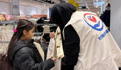 Bingöl’de yetim çocuklara kışlık giyim desteği