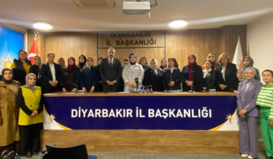 Diyarbakır’da AK Parti’li kadınlardan 25 Kasım açıklaması
