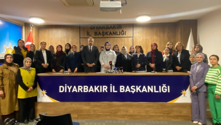 Diyarbakır’da AK Parti’li kadınlardan 25 Kasım açıklaması