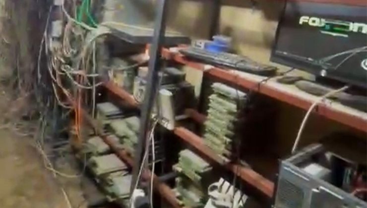 Kaçak elektrik kullanan gizli kripto üretim tesisi tespit edildi
