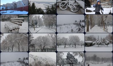 Diyarbakır’da kar sonrası kartpostallık manzaralar