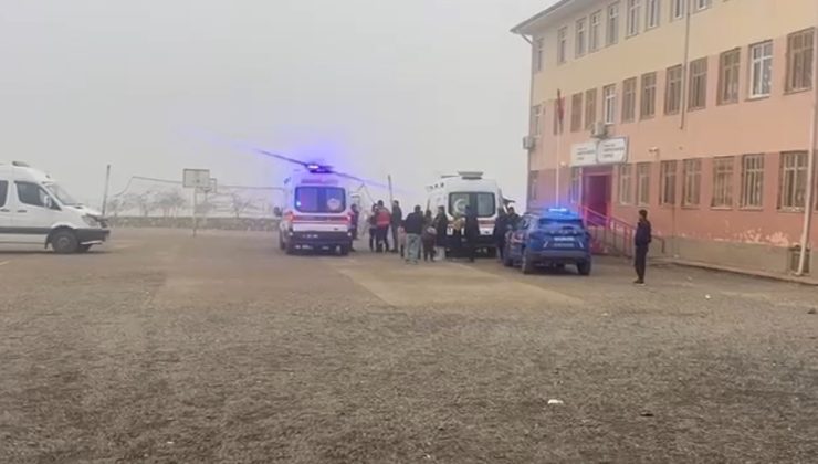 Okulda zehirlenme vakası: 13 öğrenci tedavi altına alındı