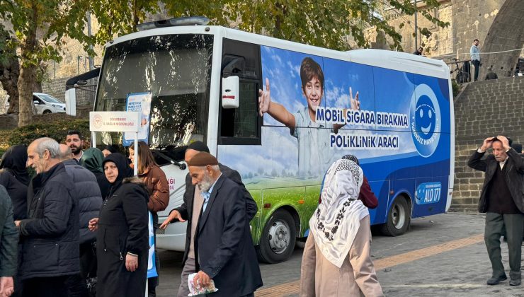 Mobil Sigara Bırakma Polikliniği Sur’da Sahaya İndi