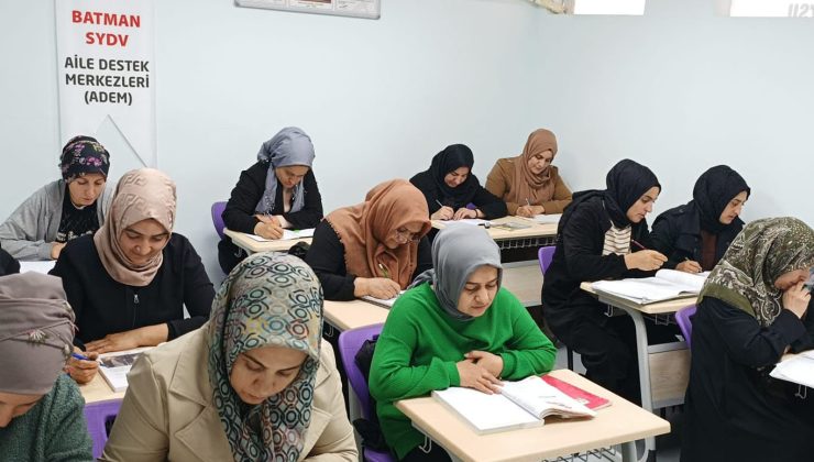 Okuma yazma kurslarına yoğun ilgi