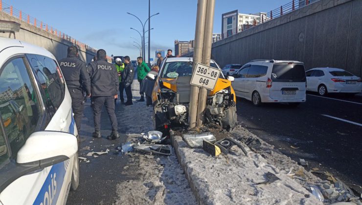 Gizli buzlanma kazaya neden oldu: 1 yaralı