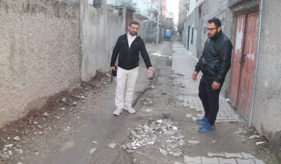 Batman’da mahalle sakinlerinden yol tepkisi