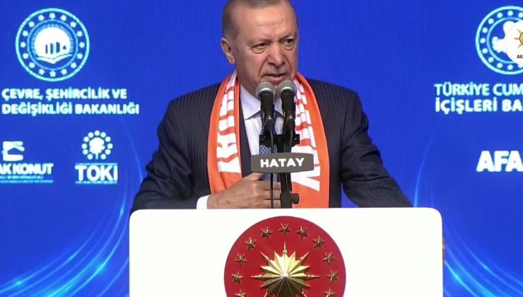 Cumhurbaşkanı Erdoğan: Sözümüzü tutmanın memnuniyetini yaşıyoruz