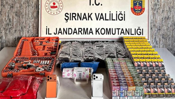 Şırnak’ta 39 milyon TL değerinde kaçak eşya ele geçirildi