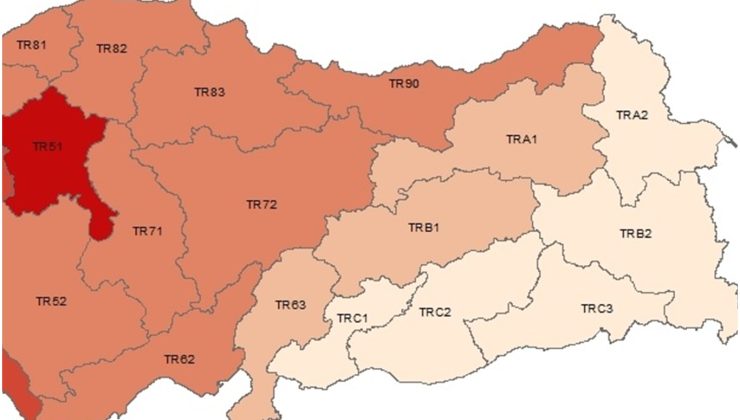 TÜİK, Türkiye’nin gelir haritasını paylaştı