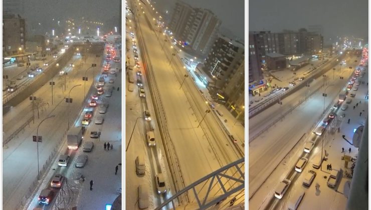 Batman’da kar trafiği felç etti: Ara sokaklar ulaşıma kapandı
