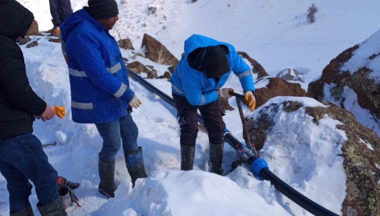 Zorlu Şartlara Rağmen VASKİ’den Hızlı Müdahale: Değirmenköy’e Yeniden İçme Suyu Verildi