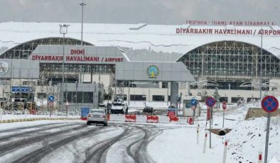 Diyarbakır Havalimanı’nda “kar temizliği” tartışması: Valilik, belediyeyi yalanladı