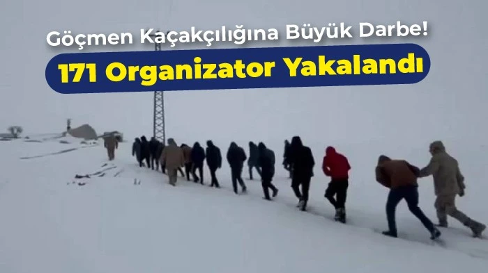 Diyarbakır dahil 26 ilde göçmen kaçakçılığı operasyonu