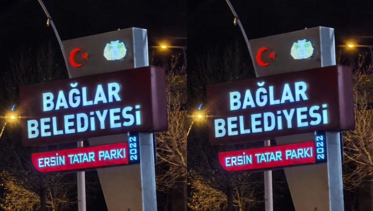 Demli belediye parkın ismini değiştirdi ama tabelayı unuttu