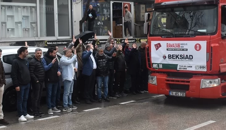 Gazze İçin Yardım TIR’ı Yola Çıktı