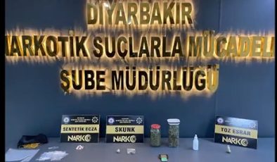 Diyarbakır’da Bir Haftada 33 Tutuklama, Kilolarca Uyuşturucu Ele Geçirildi