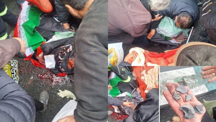 Tahran’da yürüyüşteki siviller hedef alındı: Bir kadın şehit oldu